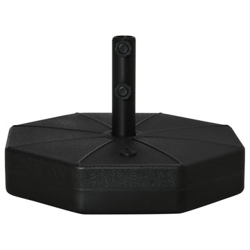 Parasol base 40 kg for 38/48 mm poles, water/sand fillable