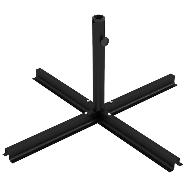 Parasol stand, Black - 4 Kg, Fits Ø38-48 Mm poles