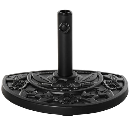 Garden Umbrella Base 9Kg, Flower Design, Ø35/38/48Mm