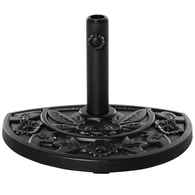 Garden Umbrella Base 9Kg, Flower Design, Ø35/38/48Mm