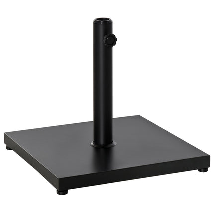 Parasol stand in black metal - Fits Ø35/38/48 mm umbrellas