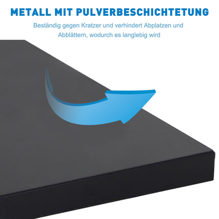 Parasol stand in black metal - Fits Ø35/38/48 mm umbrellas