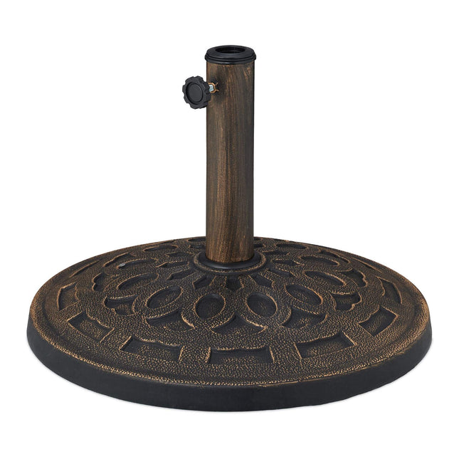 Parasol Umbrella Base with 3 Adapters for Stability