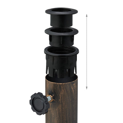 Parasol Umbrella Base with 3 Adapters for Stability