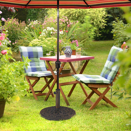 Parasol Umbrella Base with 3 Adapters for Stability