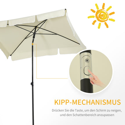 UV protection Collapsible parasol for balcony and beach