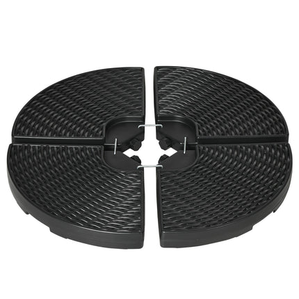Weatherproof Cantilever Umbrella Base, HDPE, Up to 68 Kg
