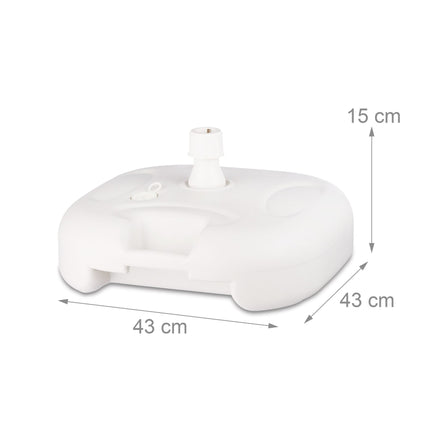 Parasol foot plastic