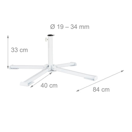 Parasol for plates white
