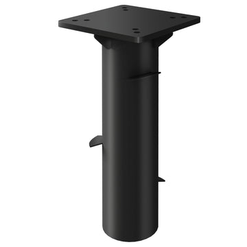 Concrete Cantilever umbrella stand, square, dark grey