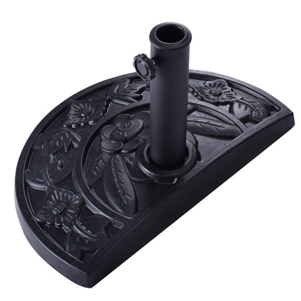 Parasol stand market umbrella stand parasol base balcony umbrella stand half round