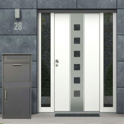 Parcel Letterbox with Secure Lockable Compartments