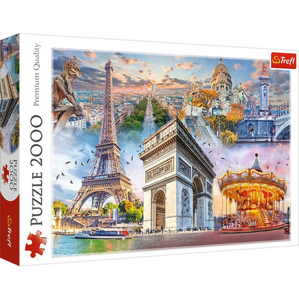 Paris Puzzle 2000 Pieces - High-Quality Jigsaw for Adults