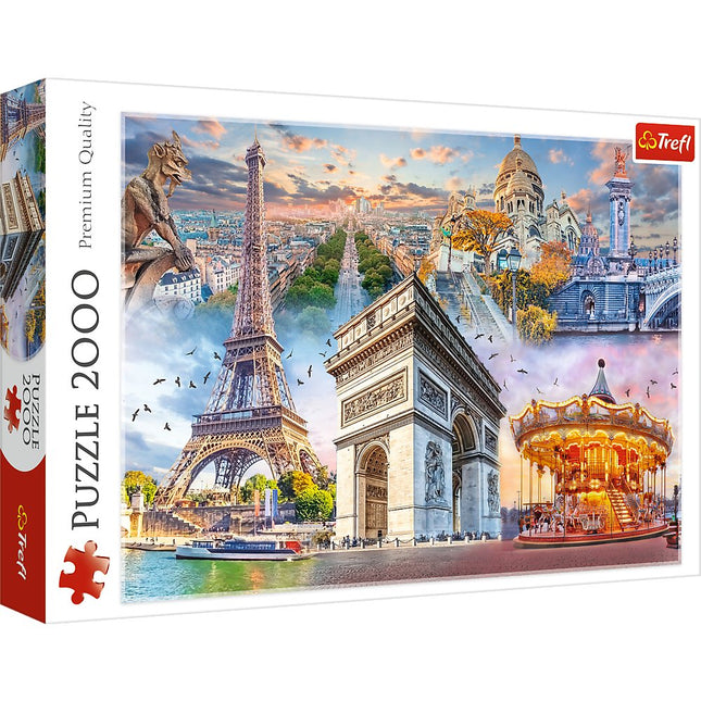 Paris Puzzle 2000 Pieces - High-Quality Jigsaw for Adults