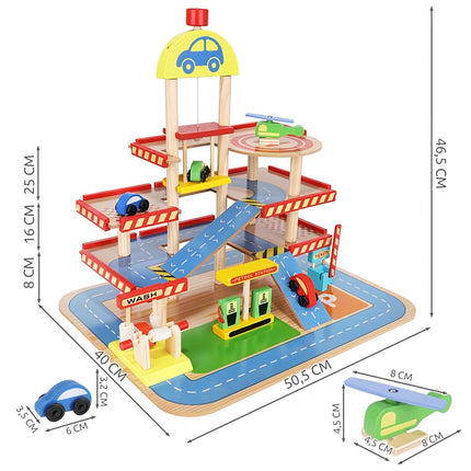 Parking garage - wooden 22446