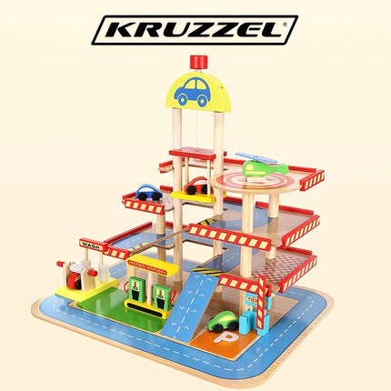 Parking garage - wooden 22446