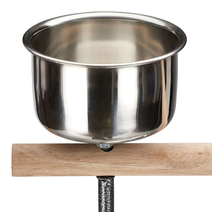 Parrot perch with stand
