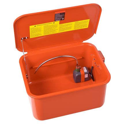 Parts Washer, 19L Tank, Electric Pump, Steel Cleaner
