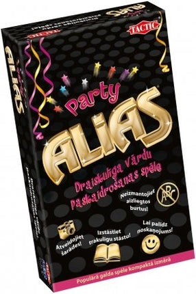 Party Alias Board Game – Fun for Family and Friends, Latvian Edition