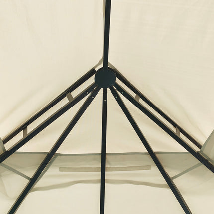 Outdoor marquee, Double roof - 3.65x3m, Mosquito net