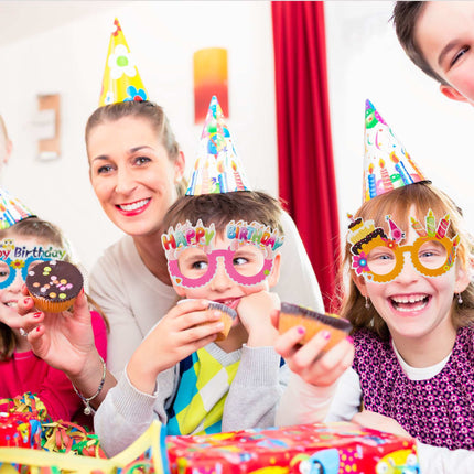 Party glasses "Happy Birthday" Set of 6 pcs