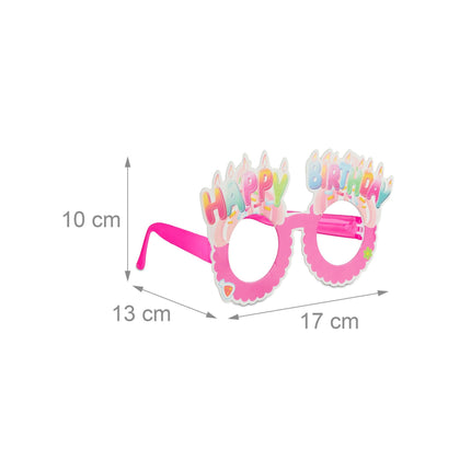 Party glasses "Happy Birthday" Set of 6 pcs