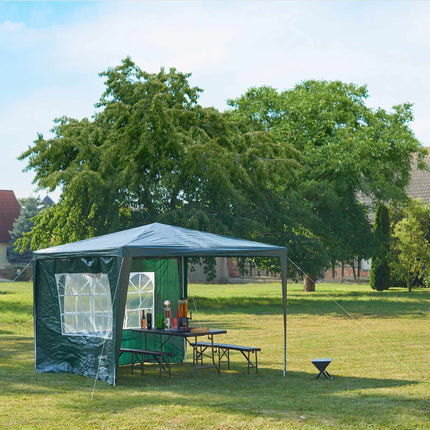 Party tent 3x3 m 2 walls