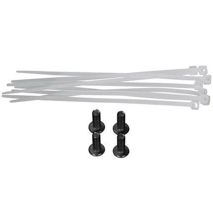 Patch panel 24-ports Cat6 for 19" rack U1 Black