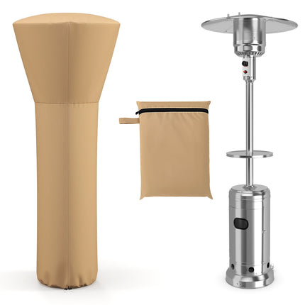 Patio Heater Cover, Weatherproof Oxford Fabric, Beige