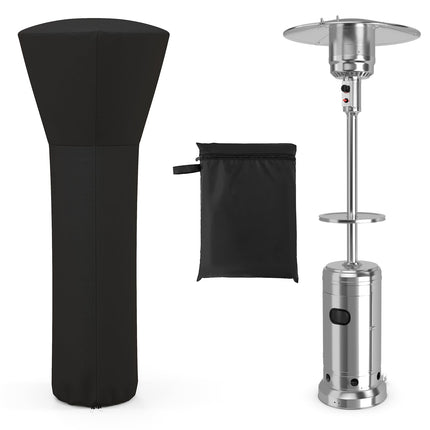 Patio Heater Cover, Weatherproof Oxford Fabric, Black