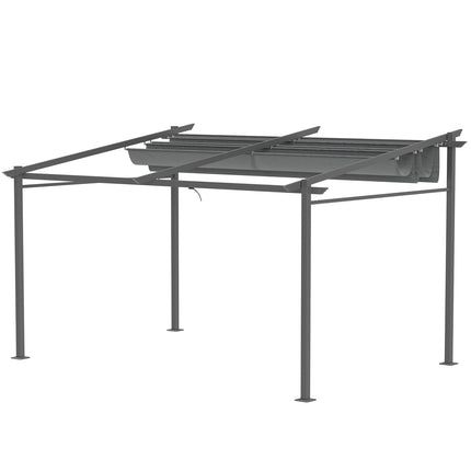 Aluminum Pergola 4x3m, Adjustable roof, UV protection