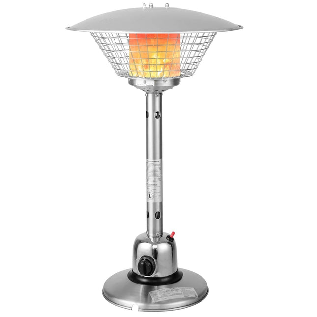 Patio Tabletop Heater, 3200W, Stainless Steel, Safe
