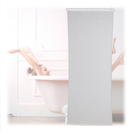 Patterned shower curtain