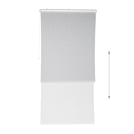 Patterned shower curtain