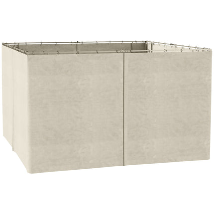 3x4M Beige Polyester Pavilion Side Panels for Party Tents