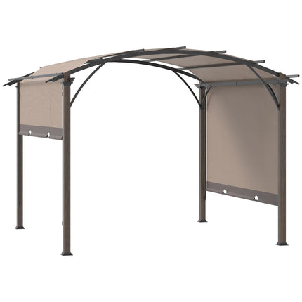 Pergola with adjustable roof, 3.45x3.45M, UV50 Waterproof