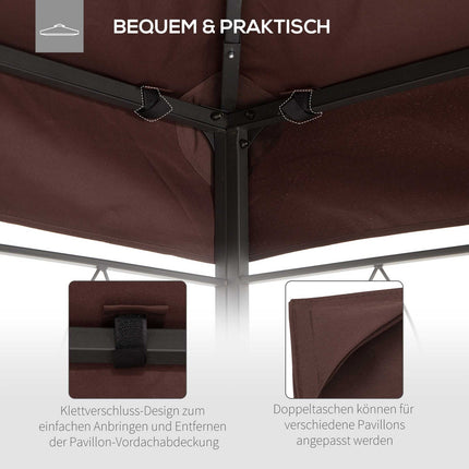 Gazebo Roof replacement 3x4M Water-repellent polyester
