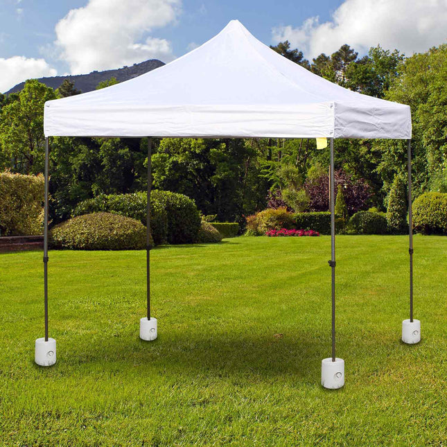 Pavilion tent weight set, water/sand fillable, 24x25 cm
