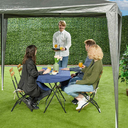 Pavilion in anthracite 3x3 m