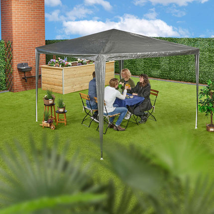 Pavilion in anthracite 3x3 m