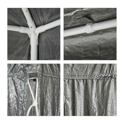 Pavilion in anthracite 3x3 m