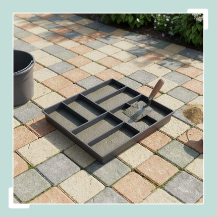 Paving Moulds Set, 40x40 cm, Reusable for Concrete