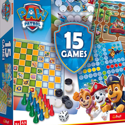 Paw Patrol 15-in-1 Game Set for Kids, Fun and Engaging Activities