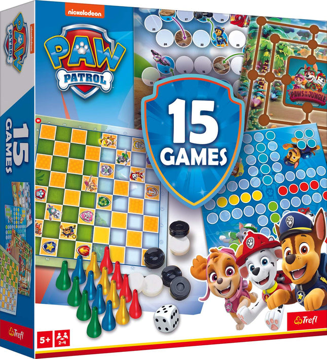 Paw Patrol 15-in-1 Game Set for Kids, Fun and Engaging Activities
