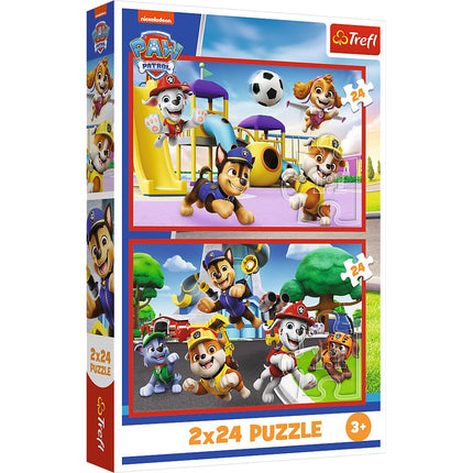 Paw Patrol Puzzle Set, 2 x 24 Pieces for Fun Playtime