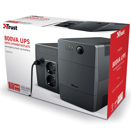 Paxxon 800VA UPS 2 sockets Schuko