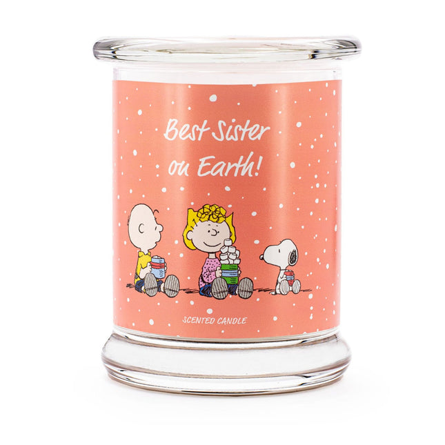 Peanuts Aroma Candle in Glass Jar – Scented Gift