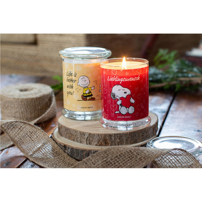 Peanuts Scented Candle in Glass Jar – Gift Idea
