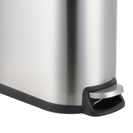 Pedal Bin, 10L Metal, Soft-Close Lid