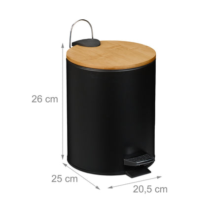 Pedal Bin 5L with Soft-Close Lid and Liners